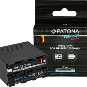 Patona Digitalkamera-Akku Sony NP-F970, F960, F950 inkl. Powerbank