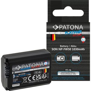 Patona Digitalkamera-Akku Platinum Akku für Sony NP-FW50 NEX.3