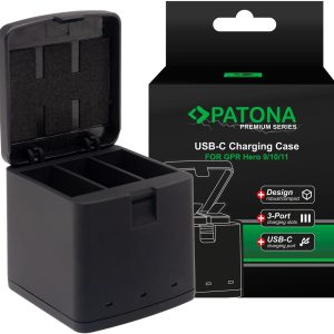 Patona Ladegerät Premium Tripple-Charger