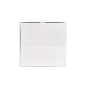 Shelly BLU Wall switch 4 weiss, stand alone