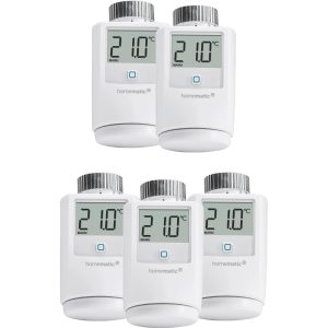 Homematic IP Smart Home 5 x Heizkörperthermostat Kit