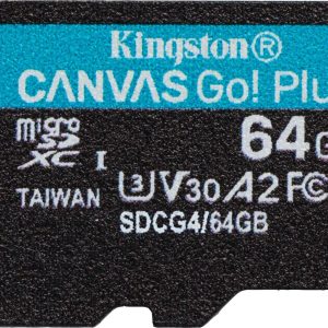 Kingston microSDXC-Karte Canvas Go! Plus 64 GB, ohne Adapter