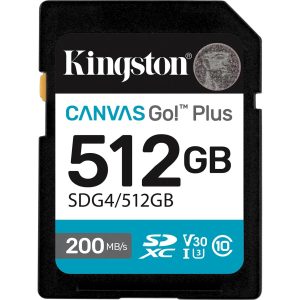 Kingston SDXC-Karte Canvas Go! Plus 512 GB