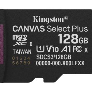 Kingston microSDXC-Karte Canvas Select Plus Gen3 128 GB