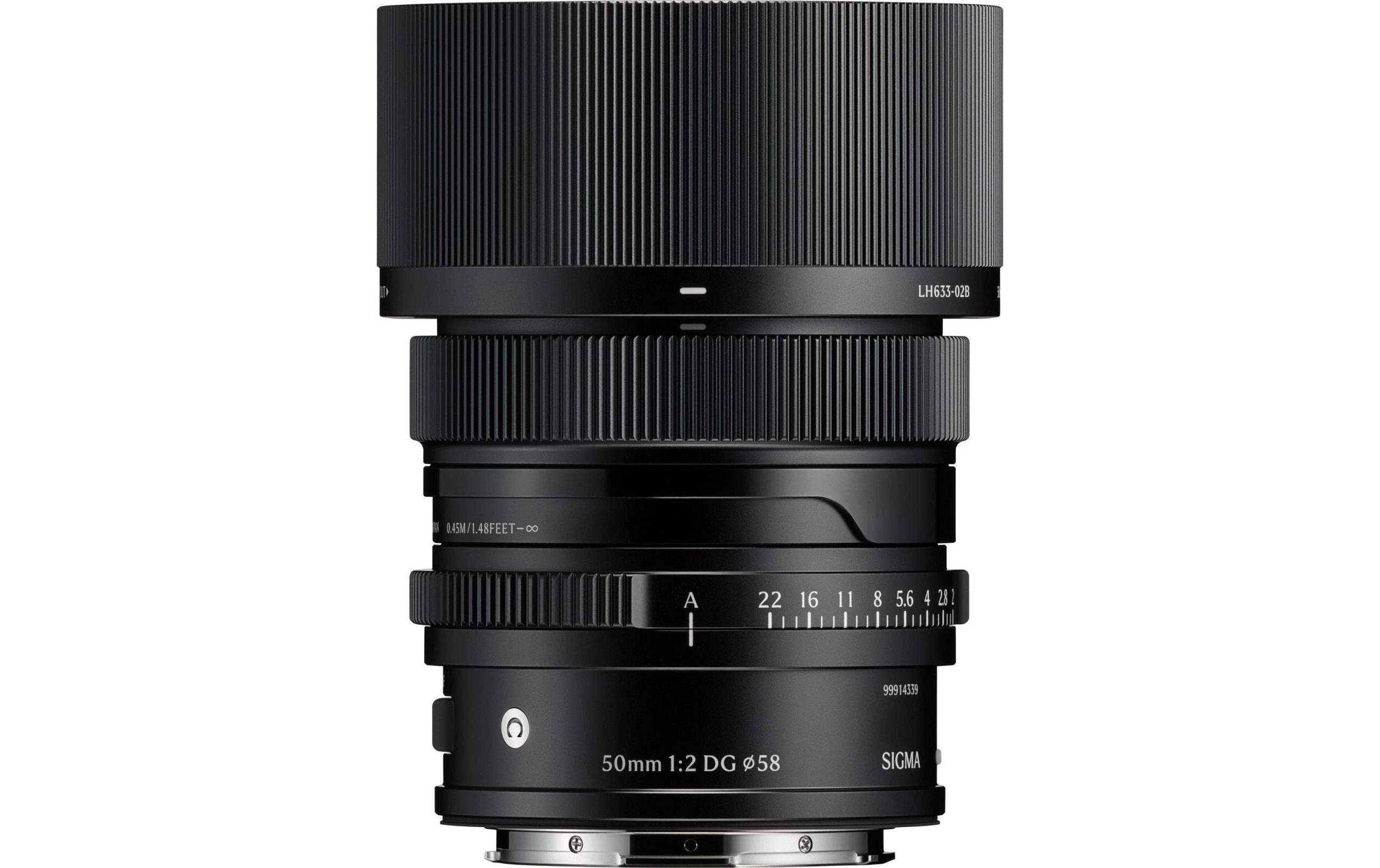 Sigma Festbrennweite 50mm F/2.0 DG Contemporary Schwarz – L-Mount