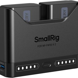 Smallrig Digitalkamera-Akku Ladegerät Kit Turbo inkl. 2x NP-FW50 Akku