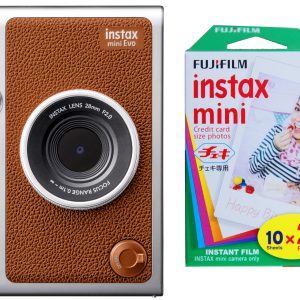 Fujifilm Fotokamera Instax Mini Evo KIT Braun