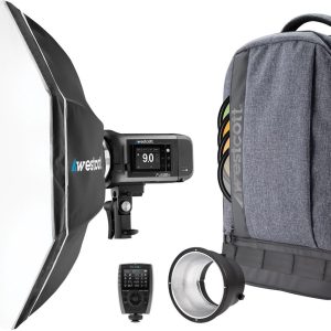 Westcott Blitzgerät FJ400 II Strobe 1-Light Rucksack-Set