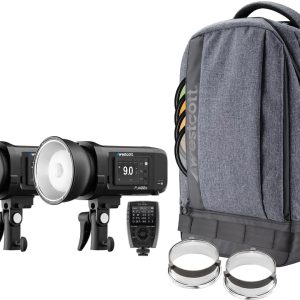 Westcott Blitzgerät FJ400 II Strobe 2-Light Rucksack-Set
