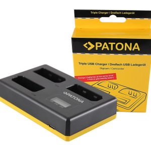 Patona Ladegerät Triple Nikon EN-EL14