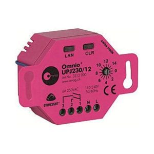 Omnio Funk-UP-Jalousieaktor EnOcean UPJ230/12 1-Kanal