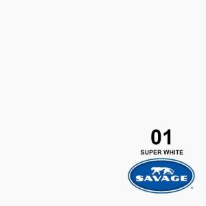 Savage Hintergrund 3.56 x 32m Super White