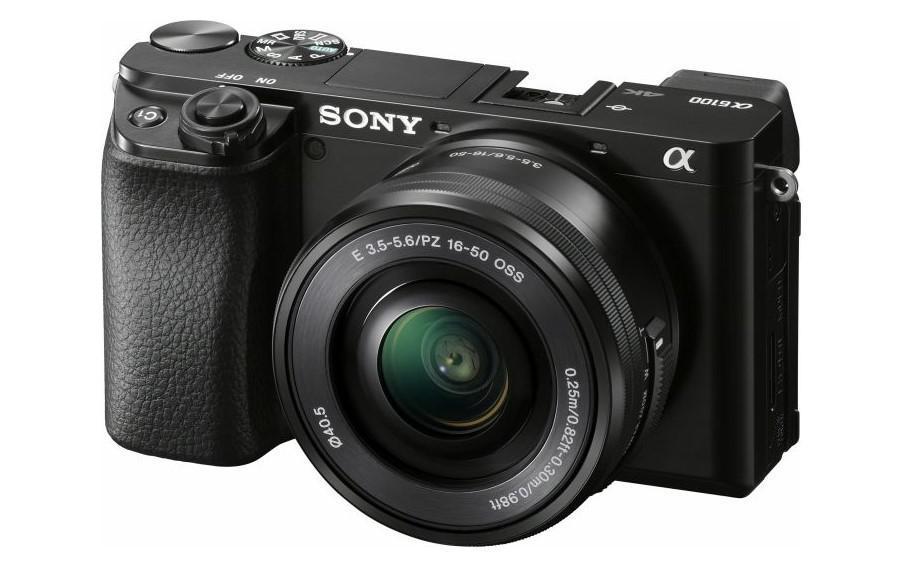 Sony Fotokamera Alpha 6100 Kit 16-50mm Schwarz