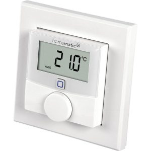 Homematic IP Smart Home Funk-Wandthermostat mit Luftfeuchtigkeitssensor