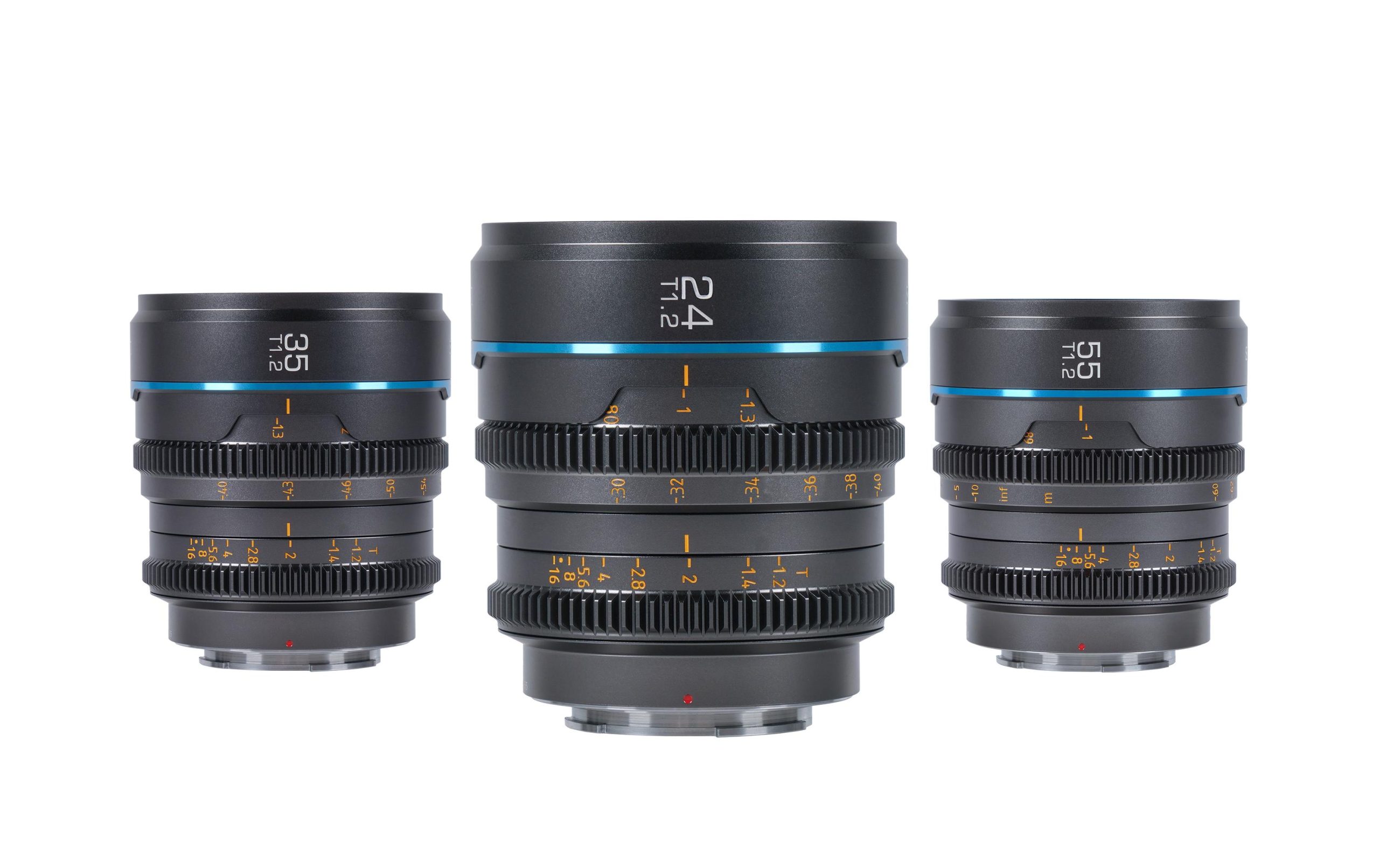 Sirui Festbrennweite Nightwalker 24, 35&55mm T1.2 – MFT