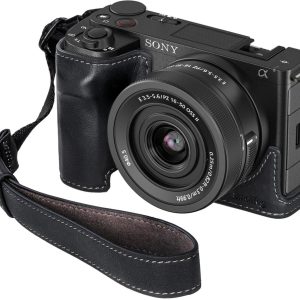 Smallrig Ledertaschen-Set für Sony ZV-E10 II Schwarz
